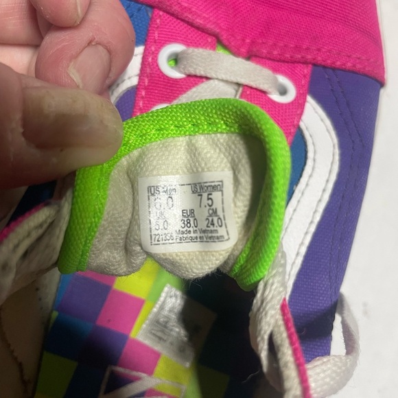 Vans Old Skool Neon Shoes women’s 7.5/ mens 6 - Picture 8 of 8